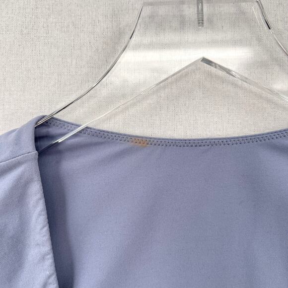 SKIMS Fits Everybody Long SleeveLow Back Bodysuit Womens 2X Gray Blue Stretch - Picture 14 of 16